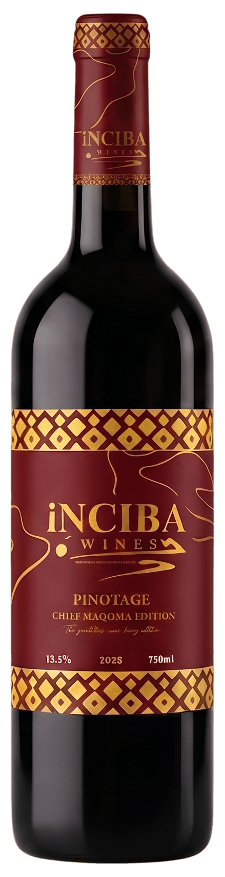 iNCIBA Chief Maqoma Dry Pinotage Bottle Photo