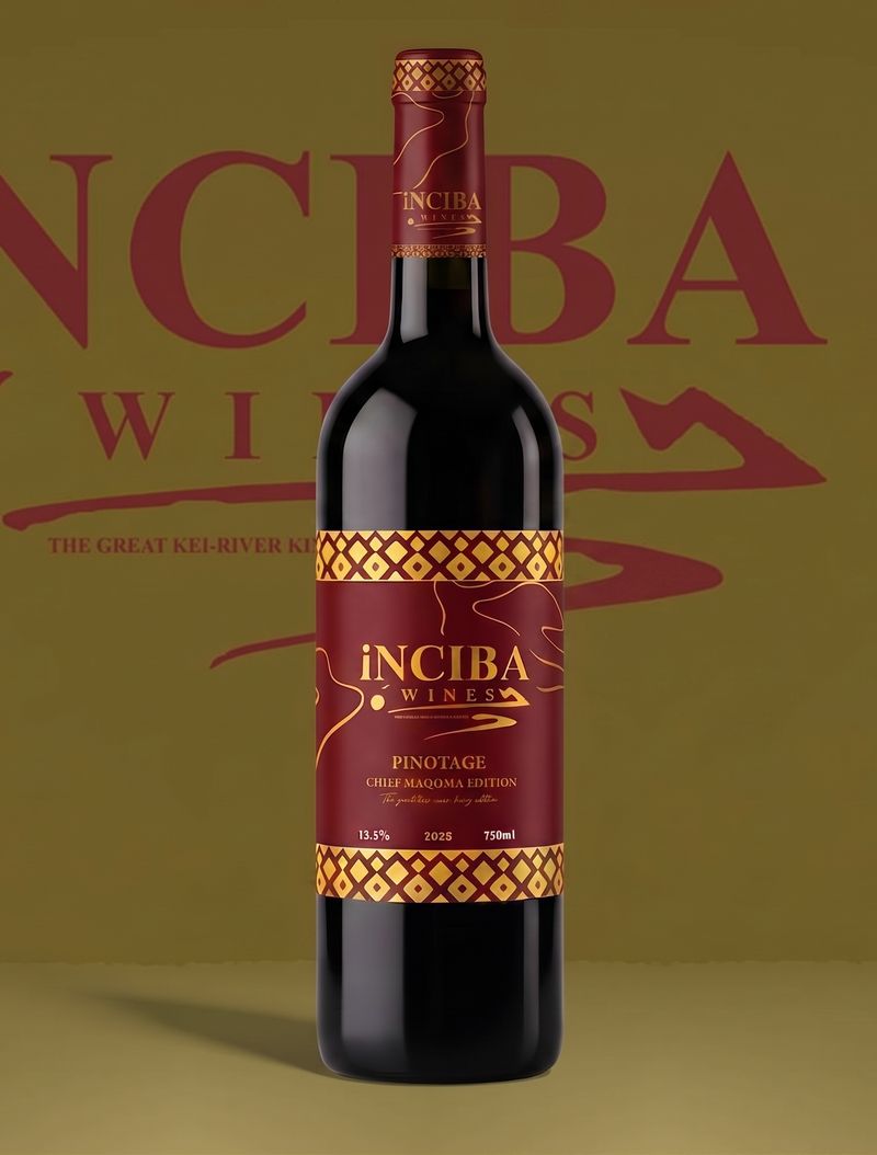 iNCIBA Chief Maqoma Dry Pinotage Bottle Photo